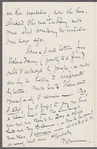 Letter to Catherine Melville Hoadley