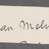 Autograph clippings