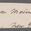 Autograph clippings