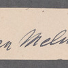 Autograph clippings