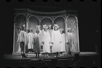 Liza Minnelli, Stephanie Hill [center] and ensemble in the stage production Flora, the Red Menace