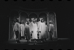 Liza Minnelli, Stephanie Hill [center] and ensemble in the stage production Flora, the Red Menace