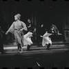 Cathryn Damon [left] and ensemble in the stage production Flora, the Red Menace