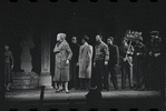 Cathryn Damon [right] and ensemble in the stage production Flora, the Red Menace