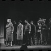 Cathryn Damon [right] and ensemble in the stage production Flora, the Red Menace