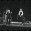 Joe E. Marks and Stephanie Hill in the stage production Flora, the Red Menace