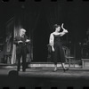 Joe E. Marks and Stephanie Hill in the stage production Flora, the Red Menace