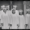 Stephanie Hill, Liza Minnelli [center] and ensemble in the stage production Flora, the Red Menace