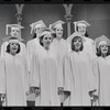 Stephanie Hill, Liza Minnelli [center] and ensemble in the stage production Flora, the Red Menace