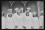 Stephanie Hill, Liza Minnelli [center] and ensemble in the stage production Flora, the Red Menace