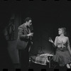 Bob Dishy and Cathryn Damon in the stage production Flora, the Red Menace