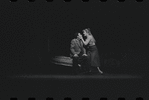 Bob Dishy and Cathryn Damon in the stage production Flora, the Red Menace