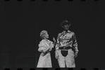 Dortha Duckworth and James Cresson in the stage production Flora, the Red Menace