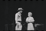 James Cresson and Dortha Duckworth in the stage production Flora, the Red Menace