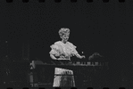 Dortha Duckworth in the stage production Flora, the Red Menace