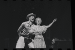 James Cresson and Dortha Duckworth in the stage production Flora, the Red Menace