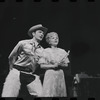 James Cresson and Dortha Duckworth in the stage production Flora, the Red Menace