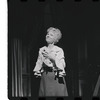 Dortha Duckworth in the stage production Flora, the Red Menace