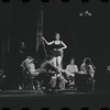 Stephanie Hill and ensemble in the stage production Flora, the Red Menace