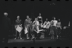 Stephanie Hill and ensemble in the stage production Flora, the Red Menace