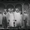 Liza Minnelli, Stephanie Hill [center] and ensemble in the stage production Flora, the Red Menace