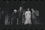 Joe E. Marks, Robert Kaye, Liza Minnelli and unidentified in the stage production Flora, the Red Menace
