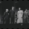 Joe E. Marks, Robert Kaye, Liza Minnelli and unidentified in the stage production Flora, the Red