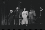Joe E. Marks, Robert Kaye, Liza Minnelli, Stephanie Hill [far right] and unidentified others in the stage production