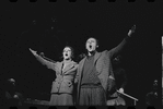 Mary Louise Wilson and Bob Dishy in the stage production Flora, the Red Menace