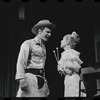 James Cresson and Dortha Duckworth in the stage production Flora, the Red Menace