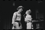 James Cresson and Dortha Duckworth in the stage production Flora, the Red Menace