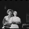 James Cresson and Dortha Duckworth in the stage production Flora, the Red Menace