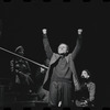 Bob Dishy and ensemble in the stage production Flora, the Red Menace