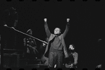 Bob Dishy and ensemble in the stage production Flora, the Red Menace