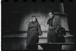Cathryn Damon and Bob Dishy in the stage production Flora, the Red Menace