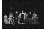 Dortha Duckworth, Joe E. Marks, Stephanie Hill and ensemble in the stage production Flora, the Red 