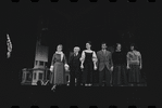 Dortha Duckworth, Joe E. Marks, Stephanie Hill and ensemble in the stage production Flora, the Red 