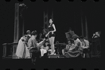 Stephanie Hill [center] and ensemble in the stage production Flora, the Red Menace