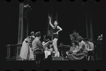 Stephanie Hill [center] and ensemble in the stage production Flora, the Red Menace