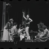 Liza Minnelli [left], Stephanie Hill [center] and ensemble in the stage production Flora, the Red
