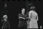 Joe E. Marks, Robert Kaye and Liza Minnelli in the stage production Flora, the Red Menace