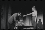 Bob Dishy and Cathryn Damon in the stage production Flora, the Red Menace