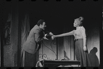 Bob Dishy and Cathryn Damon in the stage production Flora, the Red Menace