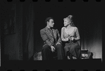 Bob Dishy and Cathryn Damon in the stage production Flora, the Red Menace