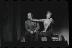 Bob Dishy and Cathryn Damon in the stage production Flora, the Red Menace