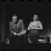 Bob Dishy and Cathryn Damon in the stage production Flora, the Red Menace