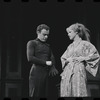 Bob Dishy and Cathryn Damon in the stage production Flora, the Red Menace