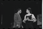 Stephanie Hill and unidentified in the stage production Flora, the Red Menace
