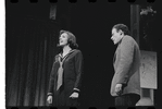 Liza Minnelli and Bob Dishy in the stage production Flora, the Red Menace
