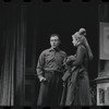 Bob Dishy and Cathryn Damon in the stage production Flora, the Red Menace